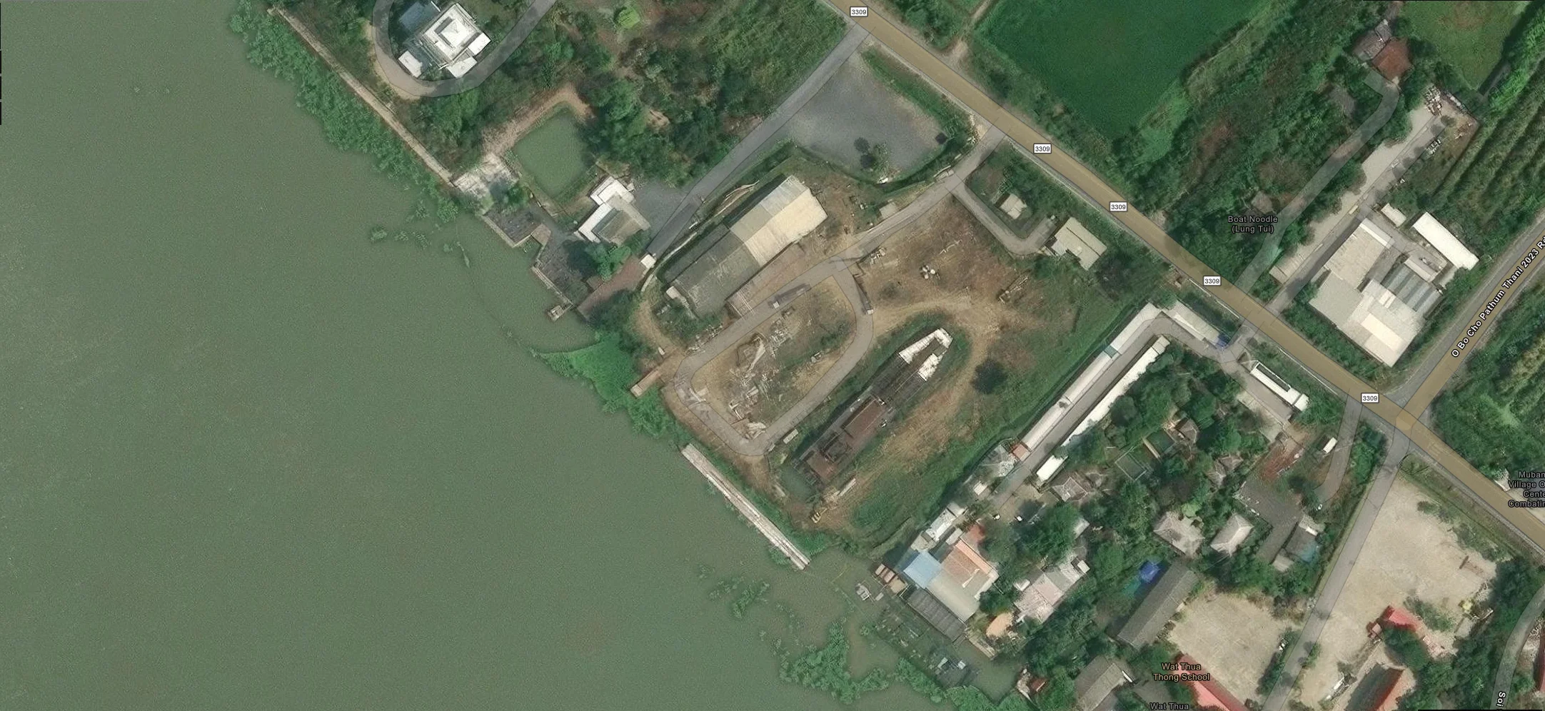 ภาพตลิ่งช่วงอู่เรือถึงวัดถั่วทอง 30 มิถุนายน 2026