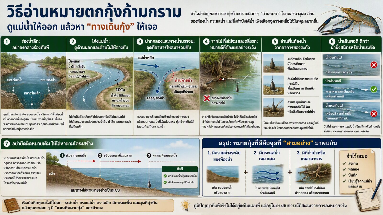 หมายตกกุ้งก้ามกราม